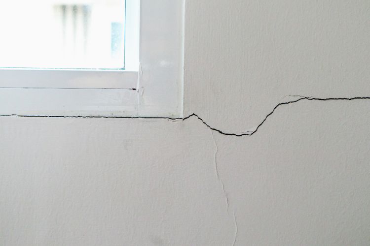 Crack In Finished Drywall Above Door Frame